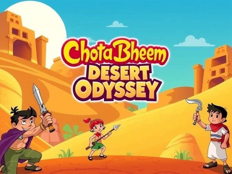 Chhota Bheem Desert Odyssey Official Artwork Chhota Bheem Desert Odyssey Game Cover